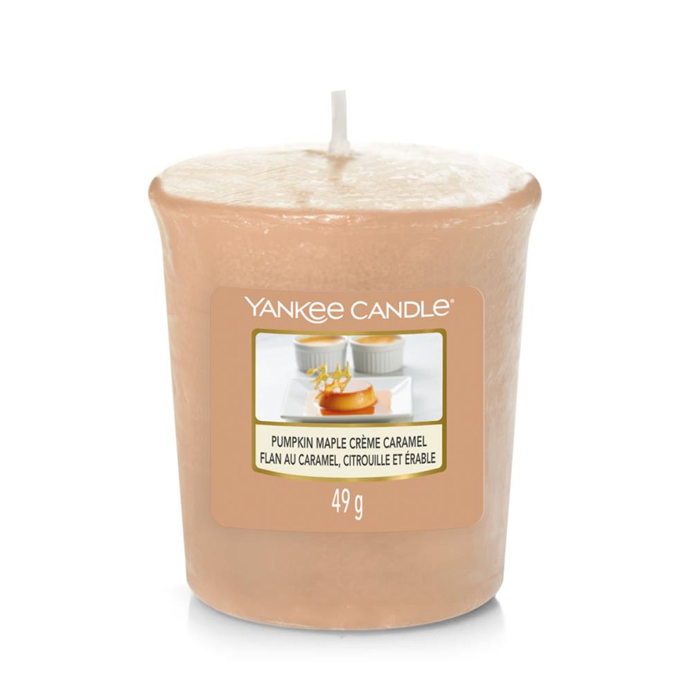 Yankee Candle Pumpkin Maple Creme Caramel Votive Candle £2.69